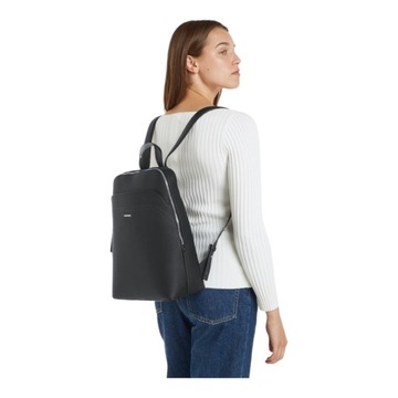 CALVIN KLEIN PLECAK DAMSKI BUSINESS BACKPACK SAFFIANO CZARNY