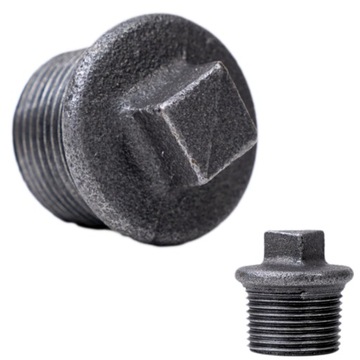 Korek czarny żeliwny 1/2''