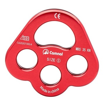 c/Outdoor 4 Hole Leg Rig Plate, Multiple Anchor Point Connector Kit for Red