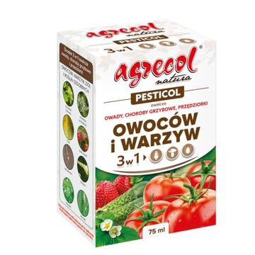 Pesticol 3w1 Do Owoców Warzyw 75ml Agrecol Natura