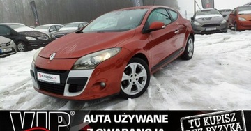 Renault Megane III Coupe 1.6 16v 110KM 2009 Renault Megane Coupe 1.6i 110kM Klima Navi Keyless Xenon Bluetooth Temp. G