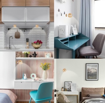 RGB СВЕТОДИОДНЫЙ НАСТЕННЫЙ СВЕТИЛЬНИК БЕСПРОВОДНОЙ С ДИСТАНЦИОННЫМ УПРАВЛЕНИЕМ, ДИММИРУЕМАЯ ЦВЕТ ДЕРЕВА