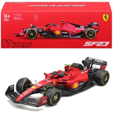 Bburago болід F1 Ferrari SF- 23 2023 #55 CARLOS SAINZ 1:24 модель BBURAGO