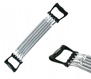 Ekspander sprężynowy metalowy przyrząd do treningu 15-90 kg HMS EM03