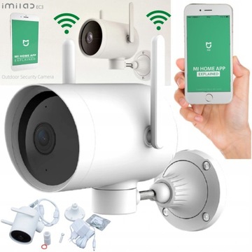 IMILAB EC3 PRO IP НАРУЖНАЯ ВРАЩАЮЩАЯСЯ КАМЕРА WIFI 3MPIX 2K IP66 MI HOME