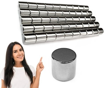 MAGNES NEODYMOWY MAGNESY 2x2 mm 100 sztuk