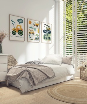 НАБОР ИЗ 3-Х ПОСТЕРОВ 30 Х 40 НАСТЕННЫЕ КАРТИНЫ ДЛЯ ДЕТСКОЙ КОМНАТЫ МАЛЬЧИКА А3