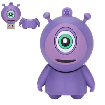 Pendrive 2410210069520 128 GB USB 2.0 fioletowy