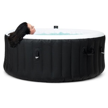 Надувной садовый гидромассажный бассейн DreamStream SPA черный 170x66л 605л