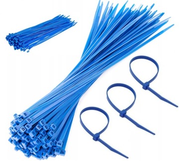 OPASKI ZACISKOWE TRYTKI NIEBIESKIE 4,8x120 100szt