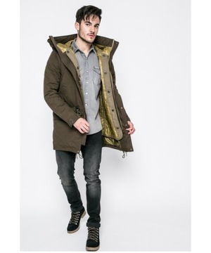 PEPE JEANS KURTKA PARKA PODPINKA (S)