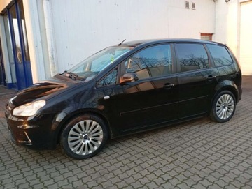 Ford C-MAX I 1.8 Duratec 125KM 2008 Ford C-MAX 1.8 PROSTA benzyna KLIMATRONIK kolor NAVI piekny czarny 1.8, zdjęcie 5