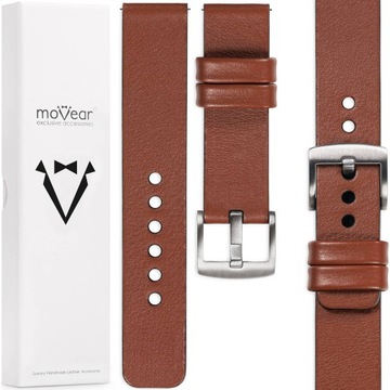 Pasek do Garmin Venu 3 2 Vivoactive 4 skórzany 22mm ekskluzywny elegancki