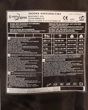 СПАСАТЕЛЬНЫЙ ЖИЛЕТ КАПОК ДЛЯ КАЯКИНГА XXL