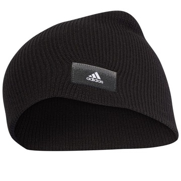 Czapka Zimowa Damska Beanie ADIDAS Sportowa OSFW Czarna Logo