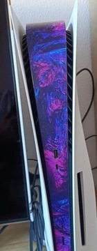 Декоративная защитная наклейка для PlayStation 5 techno PS5 Cosmo Purple