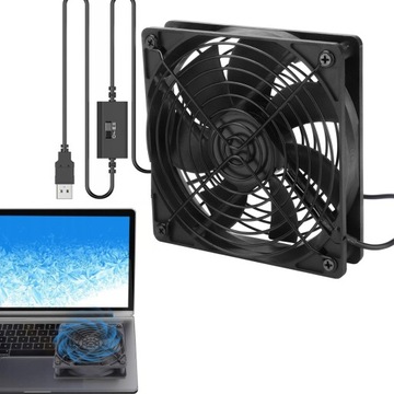 Wentylator Komputerowy Chłodzący USB 5V CICHY 80mm