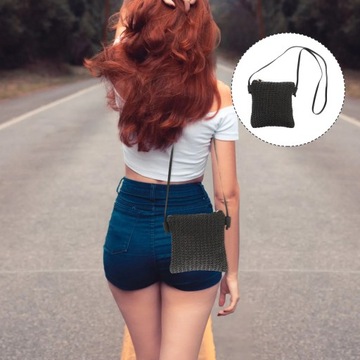 Соломенная сумка Diagonal Женские плетеные пляжные сумки