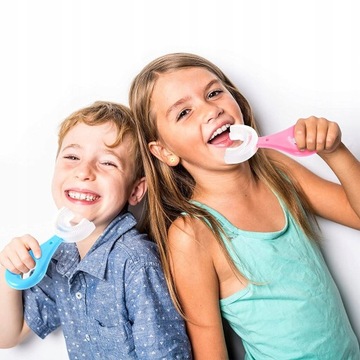 2 шт U-образные детские зубные щетки ДЛЯ ДЕТЕЙ 3-12 лет