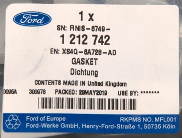 ПРОКЛАДКА МАСЛЯНОГО ОХЛАДИТЕЛЯ 1.8 LYNX DIESEL