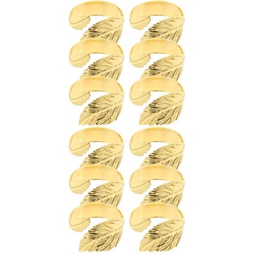 12 шт., украшения для столовой, застежки для салфеток для вечеринки