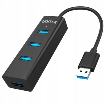 Hub Aktywny USB 3.0 Y-3089 4 Porty 5 Gb/s UNITEK