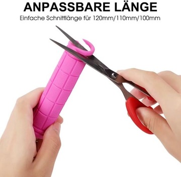 Ручки руля, желтые детские велосипедные ручки.