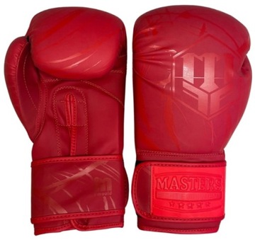 Rękawice bokserskie MASTERS SPARINGOWE RPU-RED/RED 10 oz
