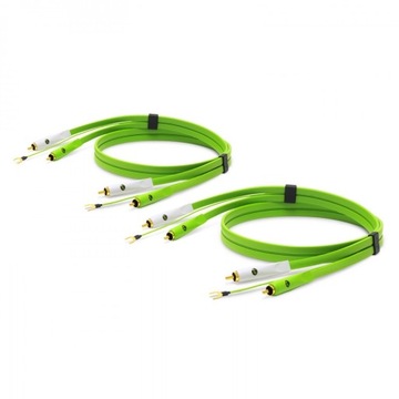 NEO d+ RCA Stereo + Ground DUO SET PRZREWODY RCA DO GRAMOFONU Z UZIEMIENIEM