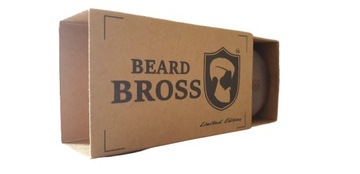 Набор для бороды: бритва + шаблон + ножницы в футляре для щетки для бороды.