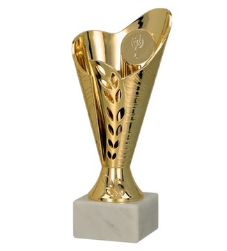 Puchar plastikowy złoty 18cm
