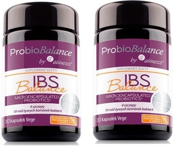 2x ProbioBALANCE IBS Balance Probiotyk ZDROWE JELITA 2x30 kapsułek