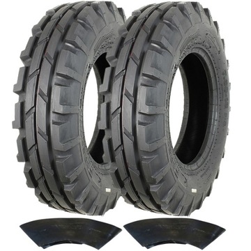 2x 7.50-16 OPONY ROLNICZE TRAKTOR PRZÓD 8PR MOCNE TUR URSUS ZETOR MF +DĘTKI