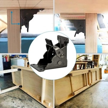 ZAWIAS SKŁADANY 2SZT, WSPORNIK NÓG STOŁU, AUTOMATYCZNA BLOKADA 90 STOPNI