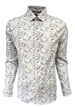 БЕЛАЯ ТОРЖЕСТВЕННАЯ РУБАШКА Повседневный крой-ОБЫЧНЫЙ 4XL