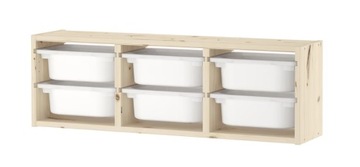 IKEA TROFAST Szafka ścienna, jasna sosna