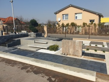 БРОШЮРНЫЙ КАМЕНЬ УРБАНИТ СЕРЫЙ, толщина 8см, 24x16