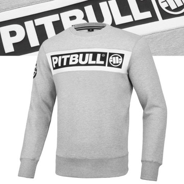 Męska Bluza Pitbull West Coast Bez Kaptura Sherwood Różne Kolory