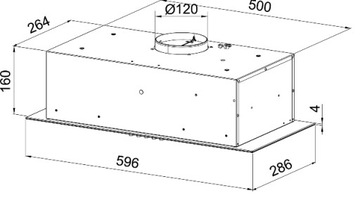 Вытяжка Kernau KBHI0160W СТЕКЛО БЕЛАЯ 60СМ + 2 ФИЛЬТРА