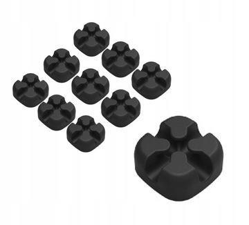 Органайзер-держатель самоклеящийся для перекрестных кабелей, 10 шт, лента 3М