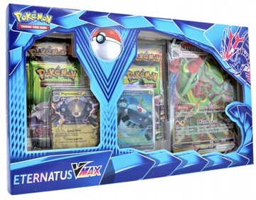 KARTY POKEMON ZESTAW KOLEKCJONERSKI BOOSTERY KARTY VMAX XXL PLANSZA DO GRY