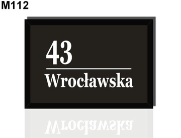 30x30 - NUMER DOMU Podświetlana Tablica led adres ulica baner