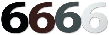 Номера домов, номер дома, 20см, адрес, глянцевый, черный, белый, серый, коричневый, оргстекло