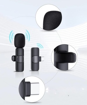 БЕСПРОВОДНОЙ КАРМАННЫЙ МОБИЛЬНЫЙ МИКРОФОН BLUETOOTH ДЛЯ IPHONE