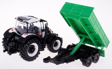 ТРАКТОР VALTRA N174 С ПРИЦЕПОМ MET/ PLAS BBURAGO