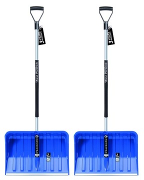 2x łopaty z aluminiową krawędzią ergonomiczny kij