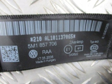 DESKA KONZOLA AIRBAG 5M0, GOLF V 5 PLUS 2008