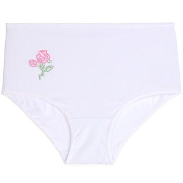 ТРУСИКИ ЖЕНСКИЕ БЕЛЫЕ, ДЛЯ ВЫСОКОЙ ПОГОДЫ, MORAJ L, 3 шт.