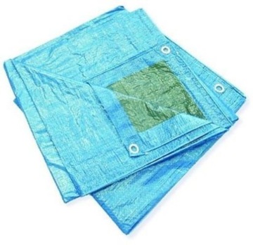 PLANDEKA WODOODPORNA NIEBIESKA MOCNA 75G/m2 15x20M