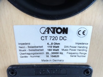 KOLUMNY CANTON CT 720 DC